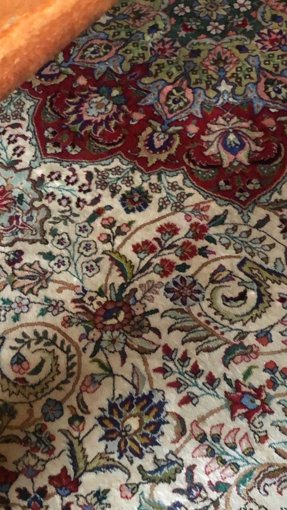 Tappeto persiano Tabriz annodato a mano 378 × 302 cm con certificato – Tappeti, Tessile (photo 3 of 5)