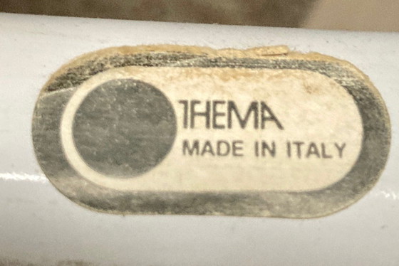 Image 1 of 6x Gastone Rinaldi Esszimmerstuhl, hergestellt von Thema, Italien