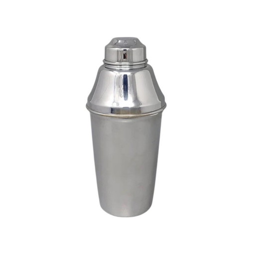 Cocktail shaker, silver metal