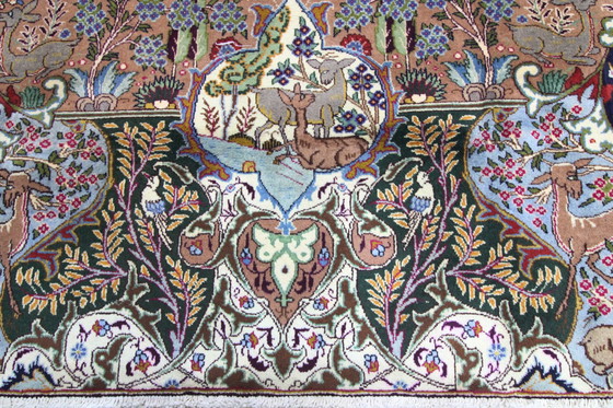 Image 1 of Tapis persan original noué à la main Kashmar Fein Paradise Design 389 x 296 cm Top condition
