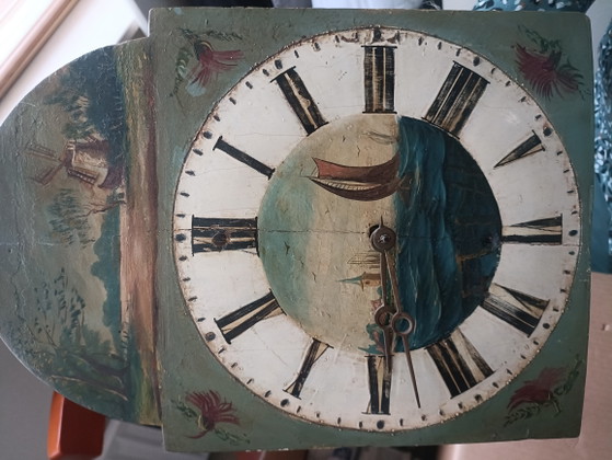 Orologio a pendolo frisone occidentale antico – Legno (photo 3 of 5)