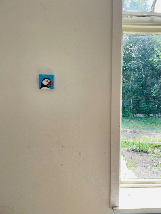 Image 1 of Portrait of a puffin