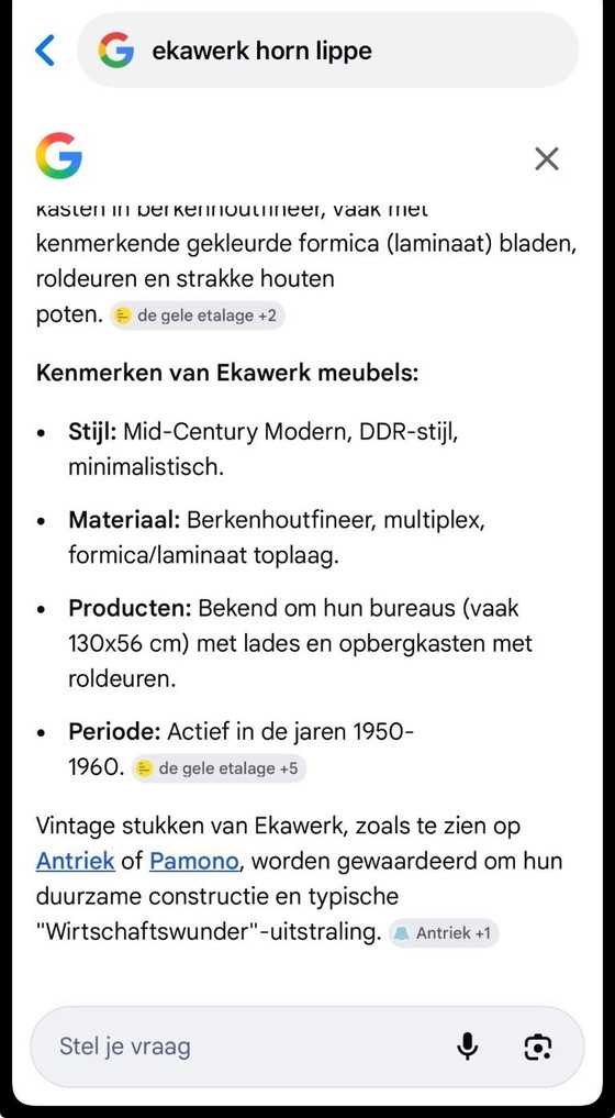 Image 1 of Bureau Van Ekawerk Horn-Lippe, 1960s
