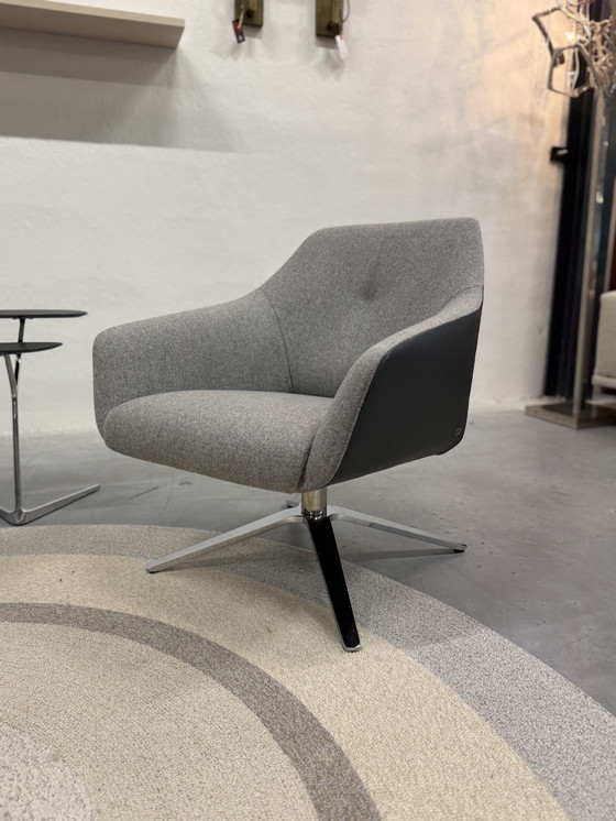 Image 1 of 2 De Sede 278 Drehstühle Living Leder grau