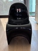 Silla VITRA Panton clásica negra