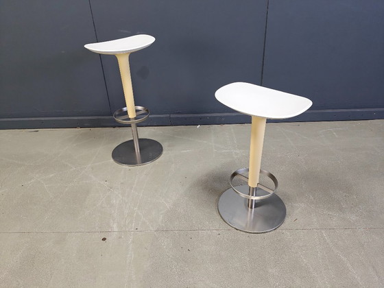 Image 1 of Set of 6 bar stools by Arper, 1990s