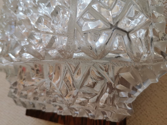 Image 1 of Mid-century frosted glass wall lamp