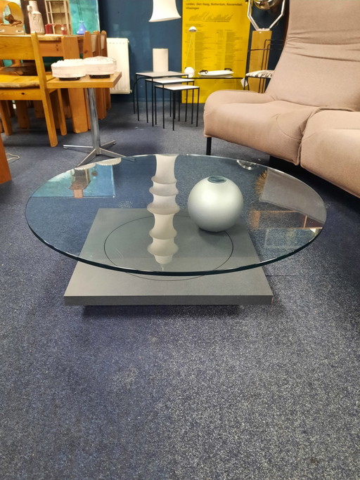Iconische Ronald Schmitt K73 salontafel, Postmodern Duits design. – Aluminium, Wood