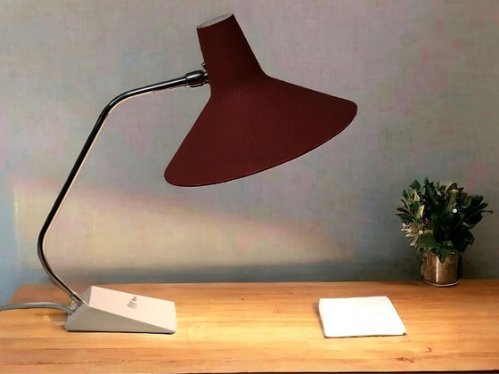 Table lamp / Desk lamp, SIS Modell 63, Mid-Century – Metal, Chrome (photo 10 of 11)