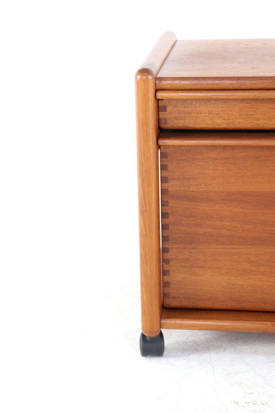 Aksel Kjersgaard trolley side cabinet model 309 vintage Danish, Storage cabinet, Wood, Brown (photo 10 of 17)