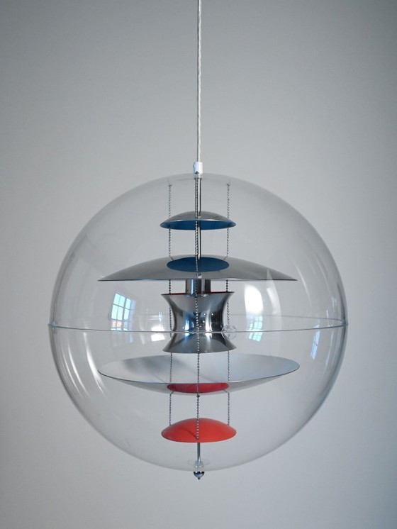 Image 1 of Lampada a sospensione danese "VP Globe" di Verner Panton per Louis Poulsen, 1970