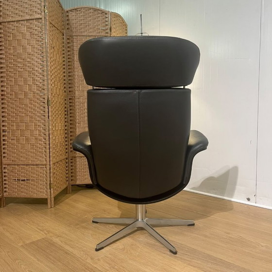 Image 1 of ZGAN Conform Time Out Fauteuil Zwart Leer