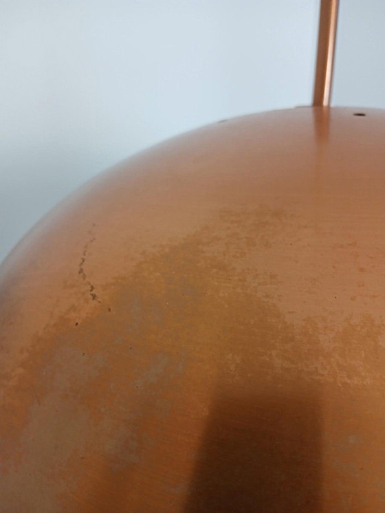 Image 1 of Solid copper pendant lamp by Jo Hammerborg for Fog & Mørup