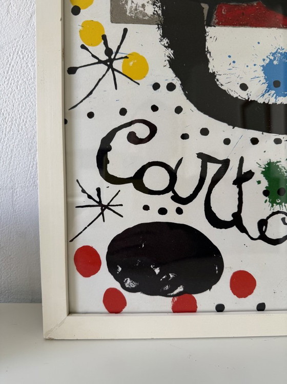 Image 1 of Poster della mostra di Joan Miró MAEGHT del 1965 incorniciato da EAMES