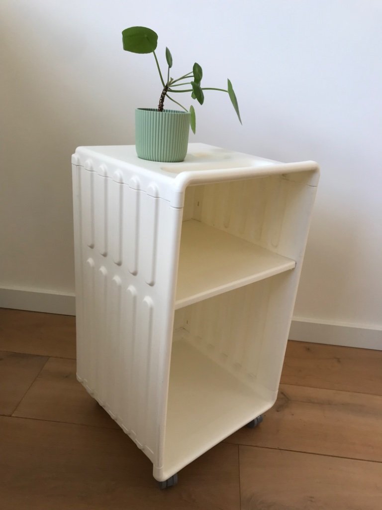 その他 IKEA DIDRIK RARE Vintage IKEA DIDRIK Red Bedside / Storage / Side Table