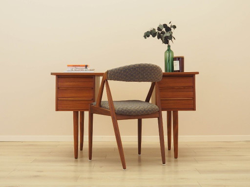 Teakholz-Schreibtisch, dänisches Design, 1970er Jahre, hergestellt in Dänemark