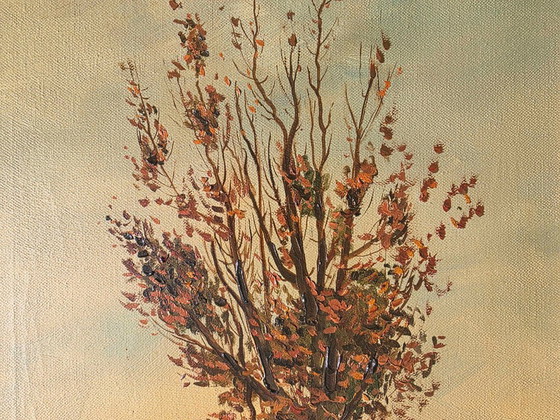 Original Vintage Landscape Oil Painting by H. Brix (1974) – Paintings & Drawings, Canvas (photo 7 of 10)