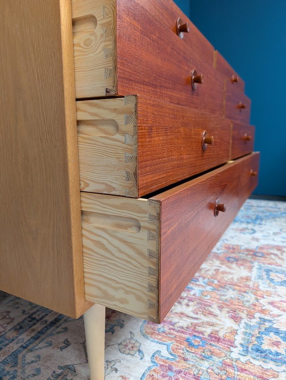 Image 1 of Vintage Double Drawer Cabinet, 1960s, Danish Design by Borge Mogensen