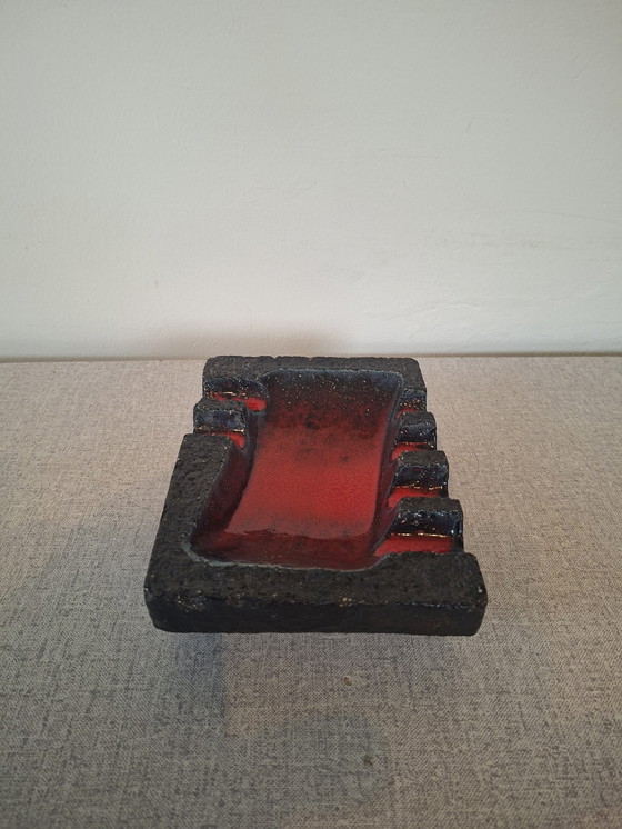 Image 1 of Fat Lava ashtray Vintage Brutalist