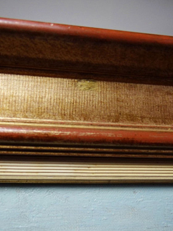 Image 1 of Grand tableau "Villa Camille" ancien années 40-60 huile sur toile signé M.Lesoll