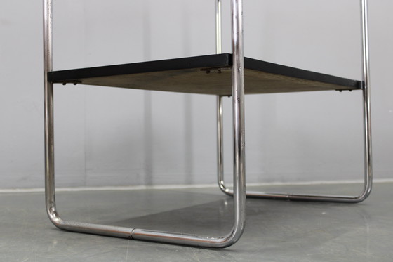 Image 1 of 1930s Marcel Breuer Bauhaus Tubular Console Table , Model B12, Czechoslovakia