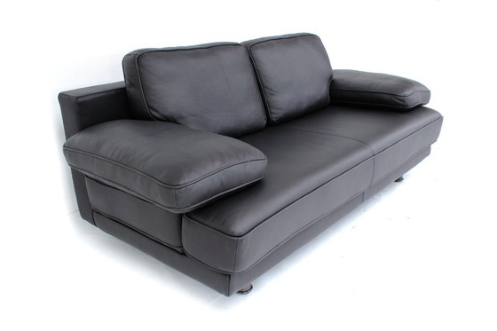 Image 1 of como nuevo! 1 de 2 ROLF BENZ 355 diseño clásico sofá con cuero de primera calidad en condiciones de exposición, RP. 4917 Euro, a