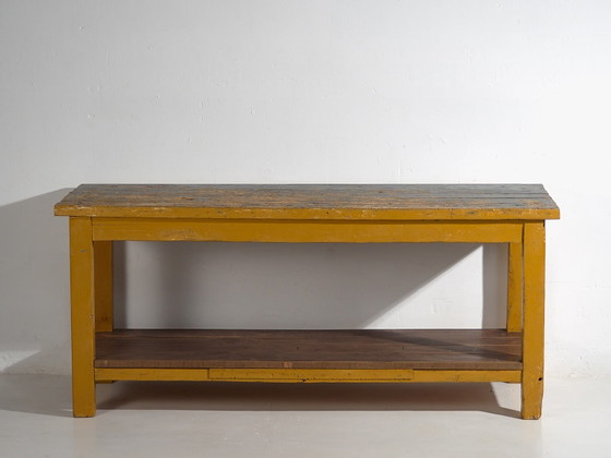 Antique long table with lower tray (c.1920) #17 – Dining tables, Rustic (photo 40 of 40)