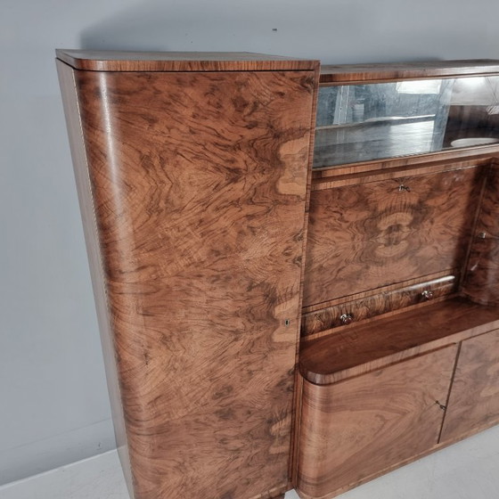 Art Deco Display Sideboard, 1940s – Wood (photo 8 of 12)