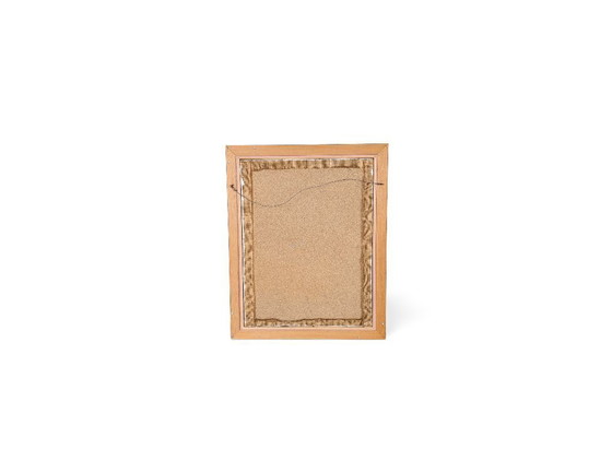 Image 1 of Framed wall art composition Möck burlap jute canvas shape