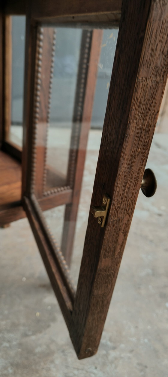 Image 1 of Antigua vitrina de té antigua de la Escuela de Ámsterdam, década de 1930