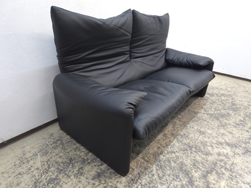 Cassina Maralunga Designersofa Ledersofa Couch Magistretti
