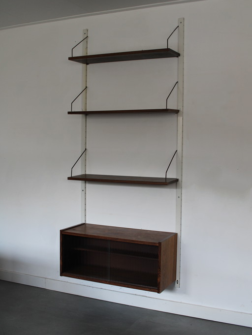 Vintage Danish Modular Wall System in Rosewood