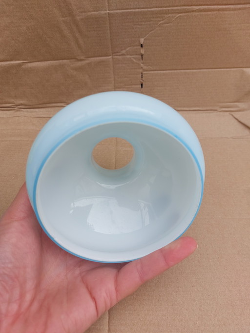2 light Blue lampshades
