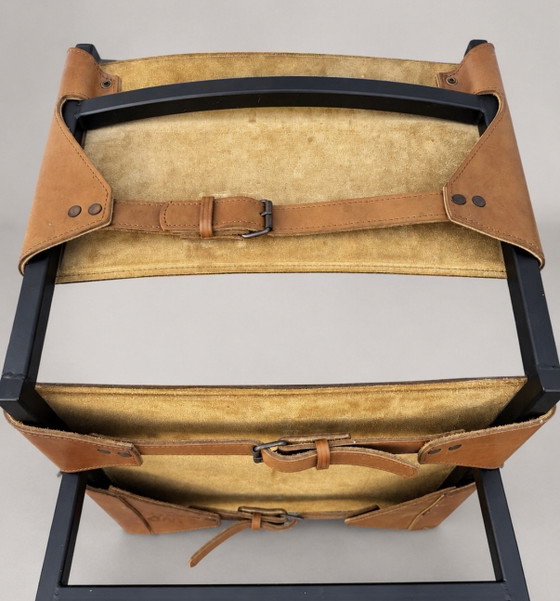 5 sedie Memento — Jesse Sanderson per WDSTCK, pelle color cognac – Sedie da pranzo, Leather, Metal (photo 15 of 15)