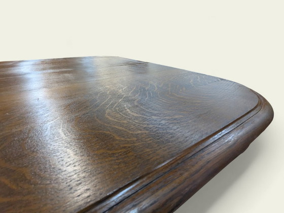 Image 1 of Table ancienne Gründerzeit | XIXe siècle | Chêne | Hauteur 74 cm | Table à manger vintage