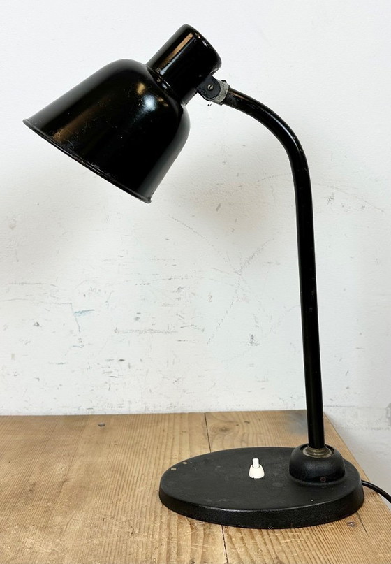 Image 1 of Vintage Black Table Lamp by Christian Dell for BUR Bunte & Remmler, 1930s