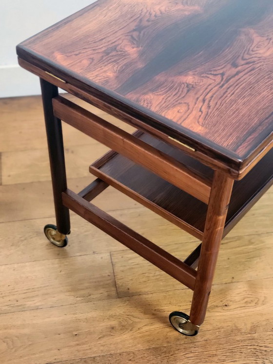 Image 1 of Carro extensible de diseño danés de Kurt Østervig para Jason Møbler en palisandro