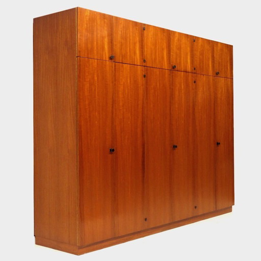 Large vintage mid-century XL wardrobe in teak, 1960s