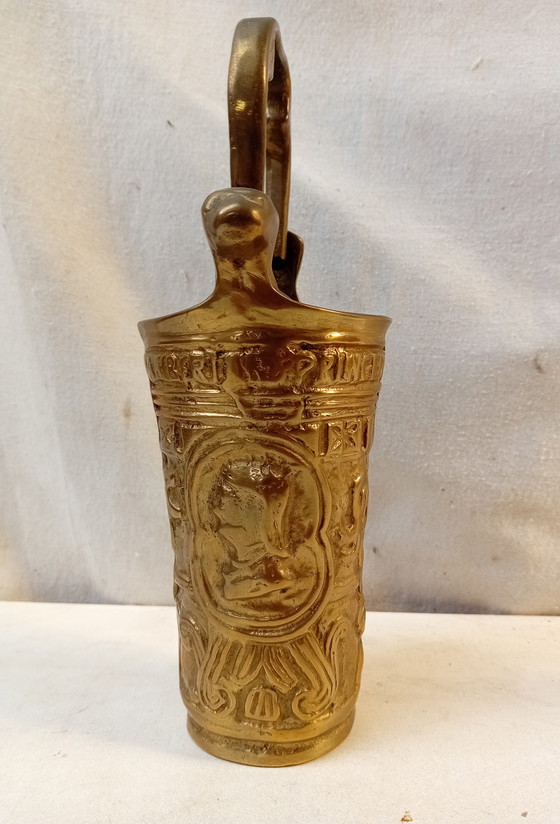 Image 1 of Brass Onyx Table