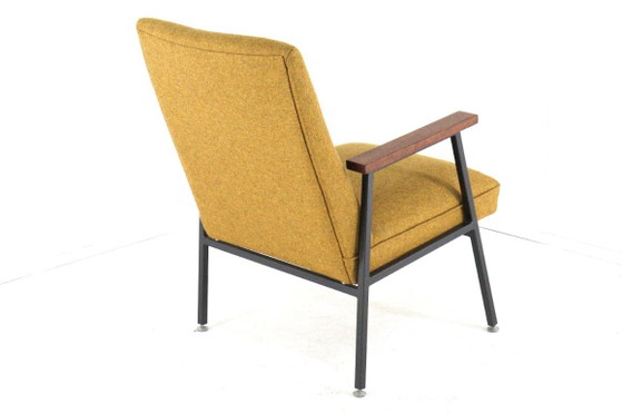 Vintage Gispen Genie Armchair Newly Upholstered Restored – Metal (photo 10 of 13)