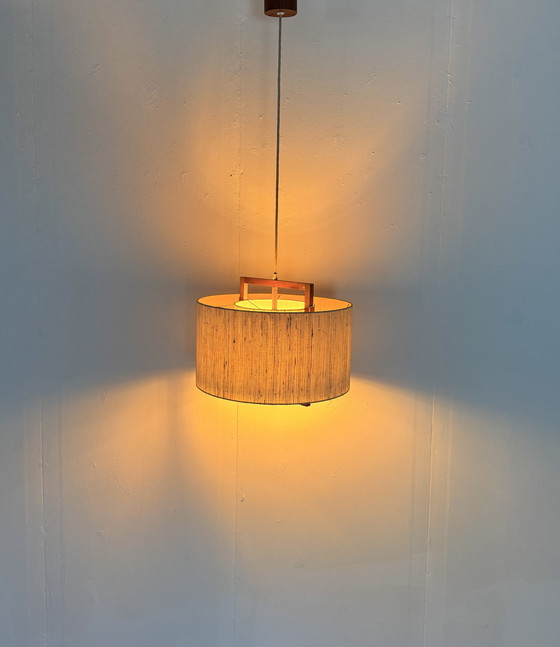 Image 1 of Lampada a sospensione vintage in teak anni '60