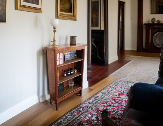 Image 1 of Bibus en marquetería de palisandro, estilo Transición - Mediados del siglo XX