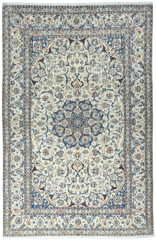 Hand-knotted Nain 9La with silk content - Oriental rug 315 x 208 cm - Fine & Elegant