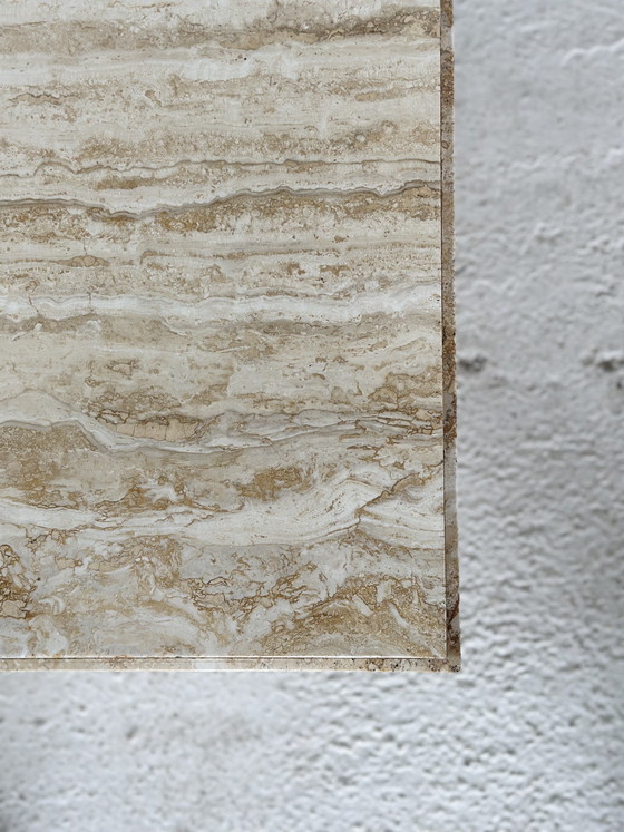 Image 1 of Vintage travertine coffee table