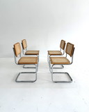 Set of 4 vintage Cesca dining chairs, Italy ‘80s