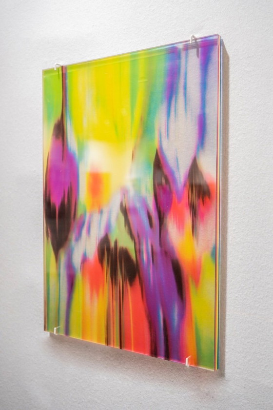 Image 1 of CMYK - Fucsia "Lady Gray" serigrafía lilxlylilxly