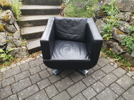 Image 1 of Jori Chillap Sessel – Red Dot Award, schwarzes Leder, Top Zustand