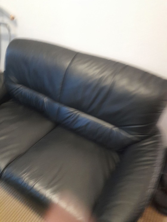 Sofa – W. Schillig, 2 Sitzer Sofas, Leder (photo 6 of 8)