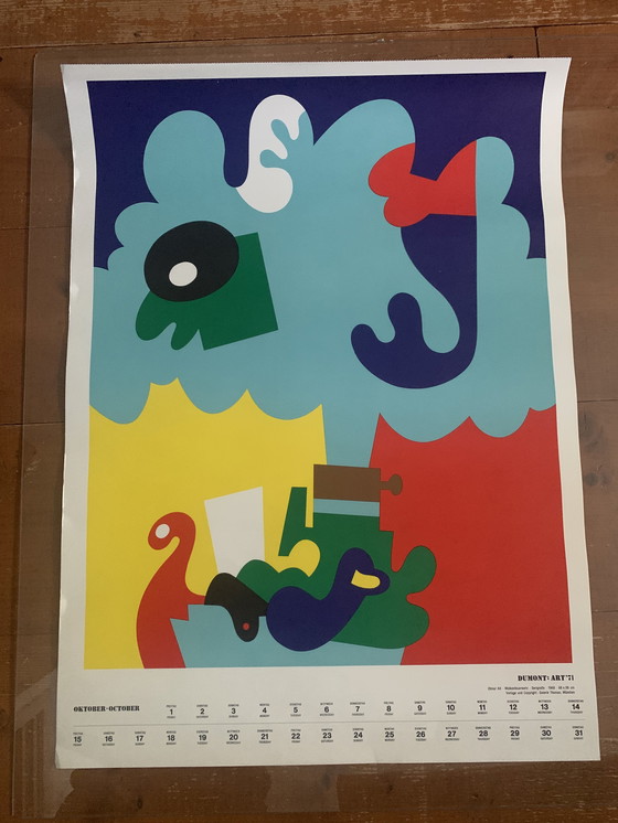 Image 1 of 16 Lithos von 1970-71-72 aus dem berühmten Dumont Art kalender