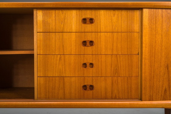 Image 1 of Buffet en teck moderne scandinave du Mid Century par Harry Østergaard pour Randers Møbelfabrik, années 1960